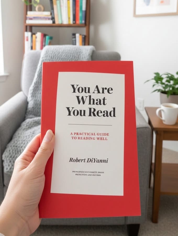 로버트 디야니의 책 You Are What You Read 표지와 올바른 독서법 가이드
